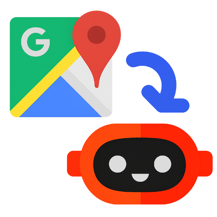 Maps Exporter icon - Converts Google Maps links to Pure Maps or uNav for Ubuntu Touch