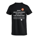 UBports T-Shirt "Don't ubuntumorrow what you can ubuntuday"