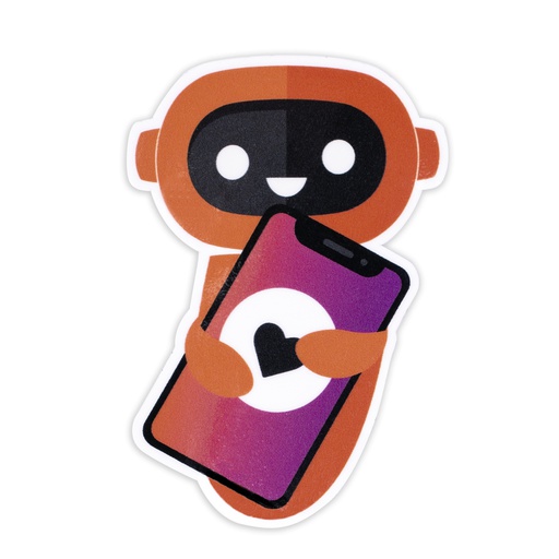 [2020010503] Sticker "Yumi" 5 – Loves mobile phone